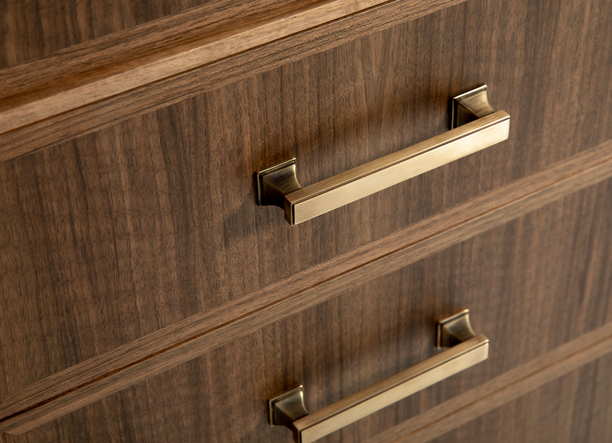 Burr Walnut Partners Desk