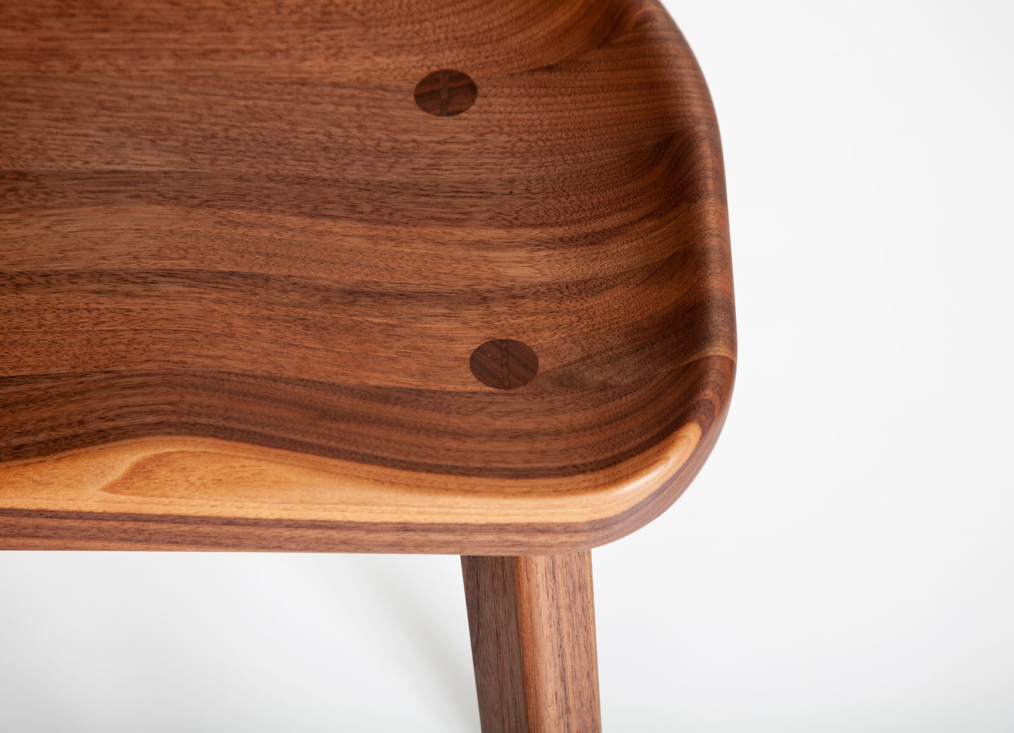 Walnut Bar Stool